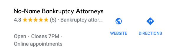 No-Name bankruptcy attorneys 2